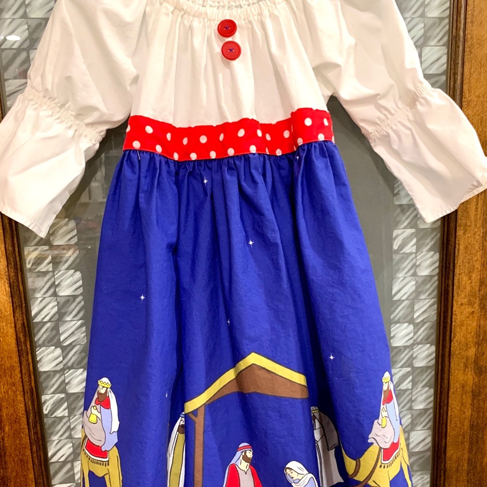 Eleanor Rose Nativity Christmas Holiday Dress